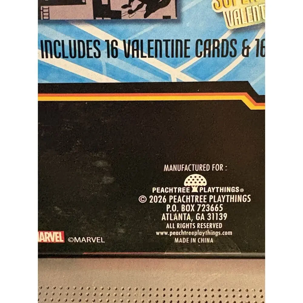 Marvel Spiderman 16 Vinyl Stickers Valentines NEW Home School Teacher 3 Boxes